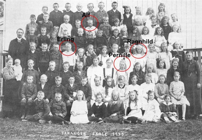 Tananger skole - 1920